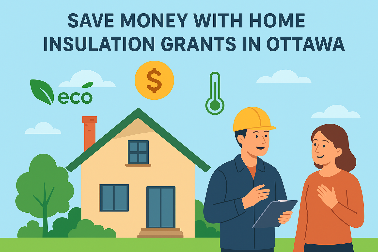 Energy-efficient home in Ottawa with insulation upgrades supported by grants
