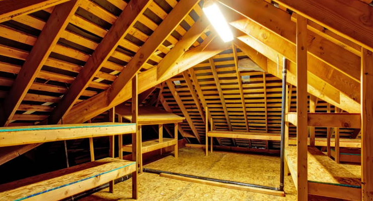 Protecting attic boards in Ottawa with antiseptic and fire-retardant treatment